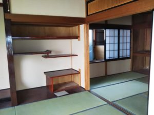 施工前 リフォームした住宅の建具 信州 下條村 丸正木工所