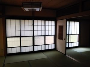 施工後 リフォームした住宅の建具 信州 下條村 丸正木工所