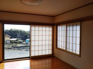 リフォームした住宅の建具 信州 下條村 丸正木工所