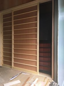 マイラ戸が出来上がりました 信州 下條村 丸正木工所