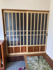 オーダーメイドの建具を作らせて頂きました 信州 下條村 丸正木工所