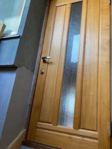 オーダーメイドの裏玄関を納めてきました 信州 下條村 丸正木工所