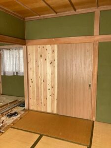 リフォームの現場です 信州 下條村 丸正木工所