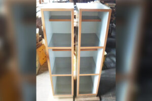 保育園の下駄箱を製作させて頂きました 信州 下條村 丸正木工所