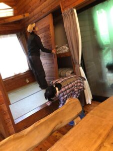 うるぎ星の森オートキャンプ場にて 信州 下條村 丸正木工所