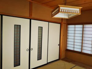 襖と障子の貼替えをさせて頂きました 信州 下條村 丸正木工所