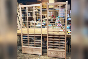 障子を作っています。 信州 下條村 丸正木工所