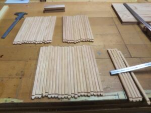 障子を作っています。 信州 下條村 丸正木工所