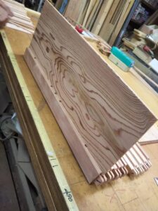 障子を作っています。 信州 下條村 丸正木工所