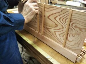 障子を作っています。 信州 下條村 丸正木工所