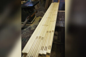 両面組子を作っています。 信州 下條村 丸正木工所