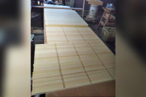 両面組子を作っています。 信州 下條村 丸正木工所