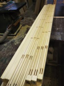 両面組子を作っています。 信州 下條村 丸正木工所