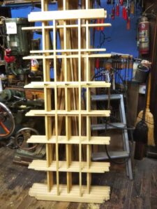 両面組子を作っています。 信州 下條村 丸正木工所
