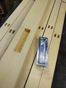 両面組子を作っています。 信州 下條村 丸正木工所