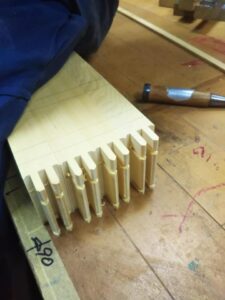 両面組子を作っています。 信州 下條村 丸正木工所