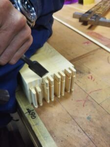 両面組子を作っています。 信州 下條村 丸正木工所