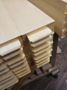 両面組子を作っています。 信州 下條村 丸正木工所