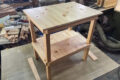 鳥かごを置く台を作りました。 信州 下條村 丸正木工所