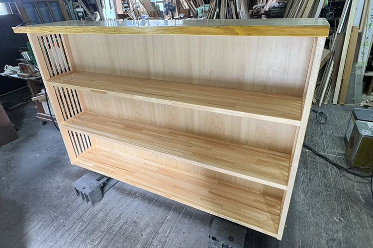 オーダーメイドの本棚を… | 建具・家具・組子細工・ふすま・障子など