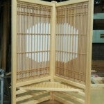 書院風の建具を作り、衝立にしてみました。 信州 下條村 丸正木工所