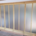 長尺建具を作製して納めました 信州 下條村 丸正木工所