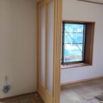 長尺建具を作製して納めました 信州 下條村 丸正木工所