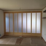 長尺建具を作製して納めました 信州 下條村 丸正木工所