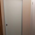 トイレブースを直しています 信州 下條村 丸正木工所