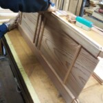 障子を作っています。 信州 下條村 丸正木工所