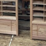 障子を作っています。 信州 下條村 丸正木工所