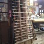 障子を作っています。 信州 下條村 丸正木工所