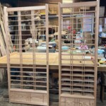 障子を作っています。 信州 下條村 丸正木工所