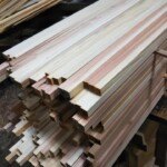 柿を干す棒を作ります。 信州 下條村 丸正木工所