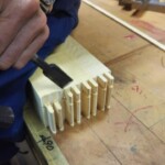 両面組子を作っています。 信州 下條村 丸正木工所
