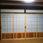 両面組子を納めました。 信州 下條村 丸正木工所