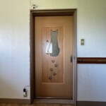 猫の扉を納品してきました。 下條村 丸正木工所