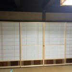 障子を納めて来ました。 下條村 丸正木工所