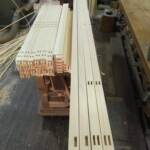 障子を製作しています。 下條村 丸正木工所