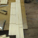 障子を製作しています。 下條村 丸正木工所