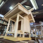 御祠製作して、次は板金に出します。 下條村 丸正木工所