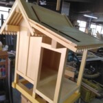 お祠を製作しています。 下條村 丸正木工所