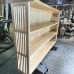 オーダーメイドの本棚を製作しました。 下條村 丸正木工所
